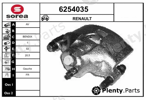 Startcar 6254035 — Brake Caliper