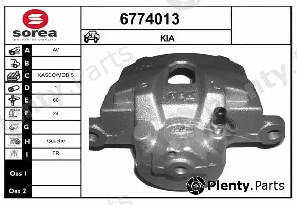 Startcar 6774013 — Brake Caliper