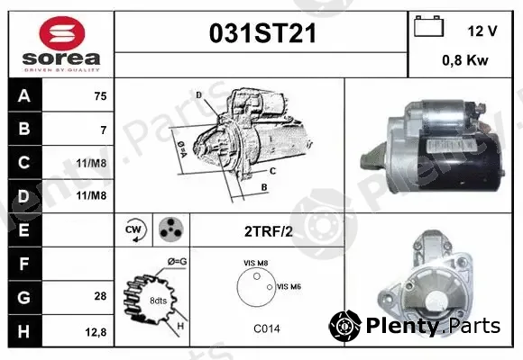 Startcar 031ST21 — Starter
