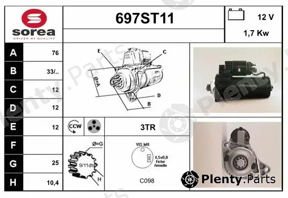 Startcar 697ST11 — Starter