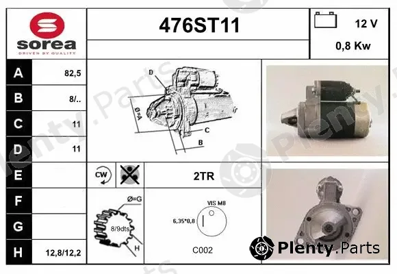 Startcar 476ST11 — Starter