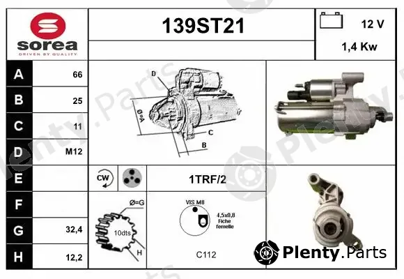 Startcar 139ST21 — Starter