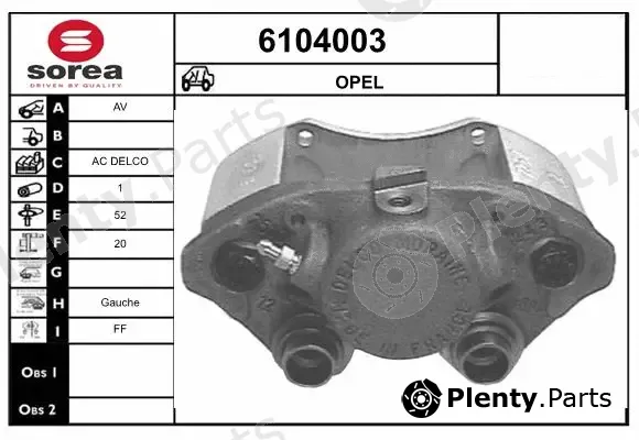 Startcar 6104003 — Brake Caliper
