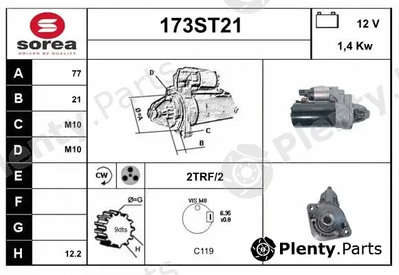 Startcar 173ST21 — Starter