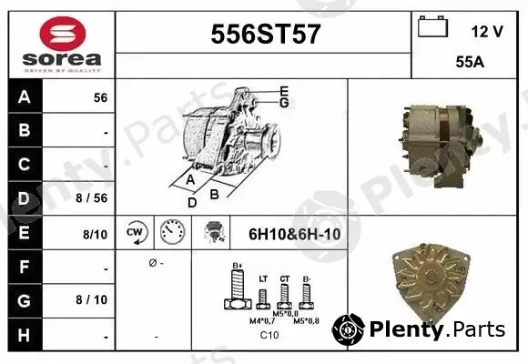 Startcar 556ST57 — Alternator