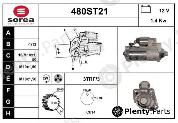 Startcar 480ST21 — Starter
