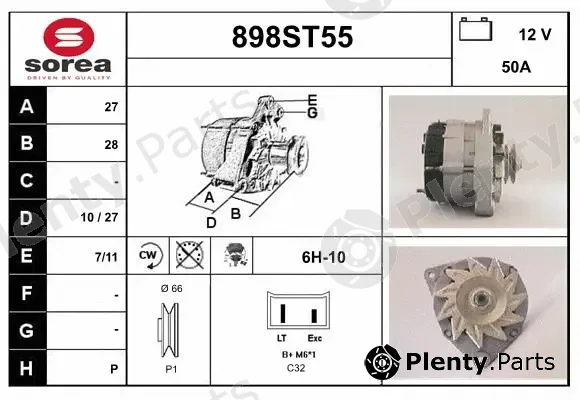 Startcar 898ST55 — Alternator