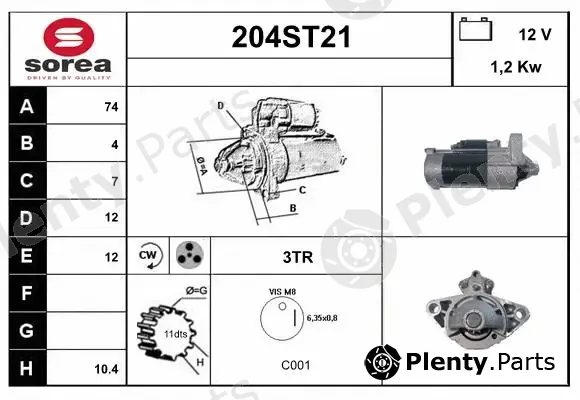 Startcar 204ST21 — Starter