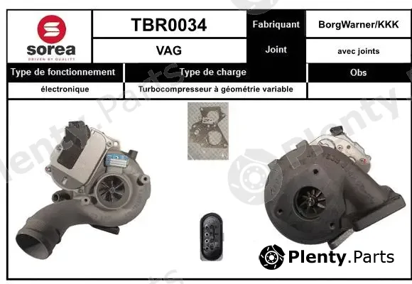 Startcar TBR0034 — Charger, charging (supercharged/turbocharged)
