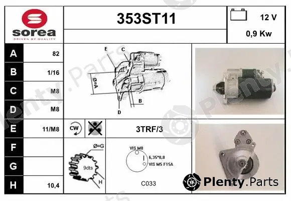 Startcar 353ST11 — Starter