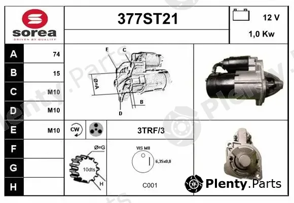 Startcar 377ST21 — Starter