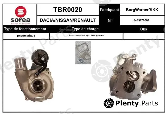 Startcar TBR0020 — Charger, charging (supercharged/turbocharged)