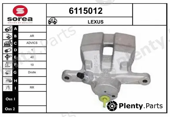 Startcar 6115012 — Brake Caliper