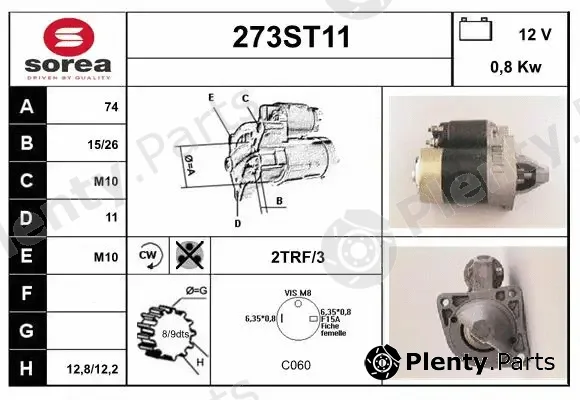 Startcar 273ST11 — Starter