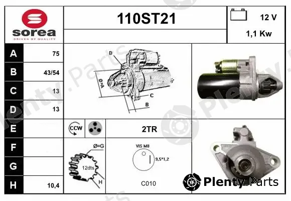 Startcar 110ST21 — Starter
