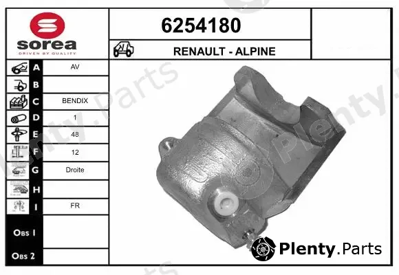 Startcar 6254180 — Brake Caliper
