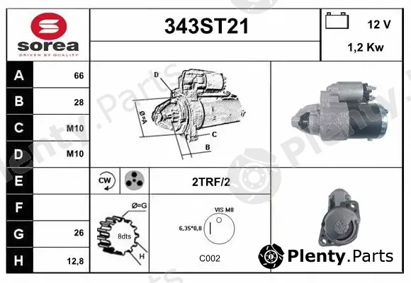 Startcar 343ST21 — Starter