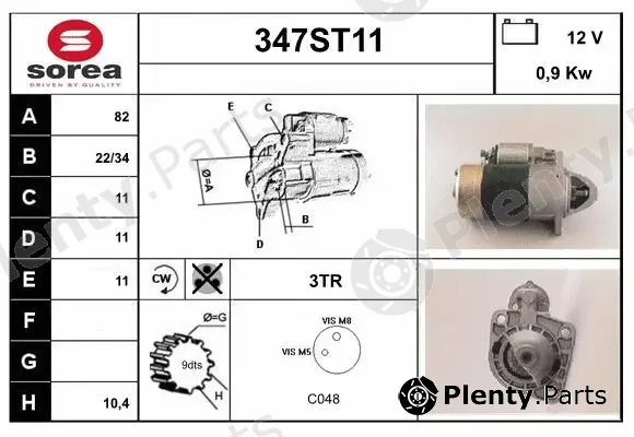 Startcar 347ST11 — Starter