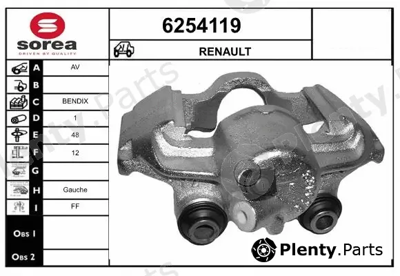 Startcar 6254119 — Brake Caliper