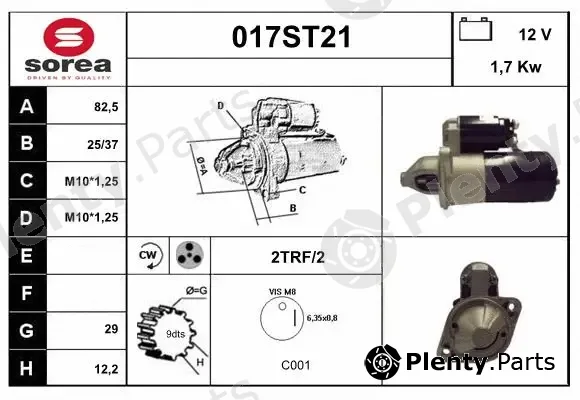 Startcar 017ST21 — Starter