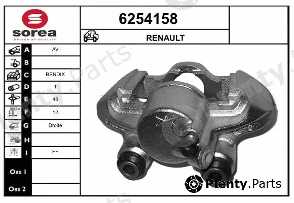 Startcar 6254158 — Brake Caliper