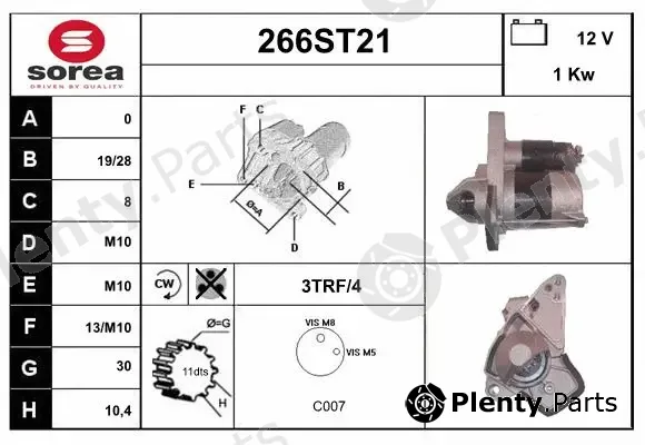 Startcar 266ST21 — Starter