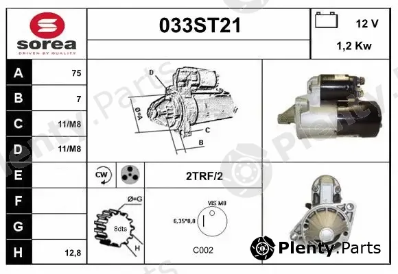 Startcar 033ST21 — Starter