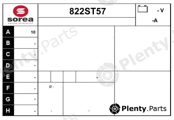 Startcar 822ST57 — Alternator