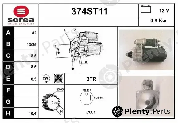 Startcar 374ST11 — Starter