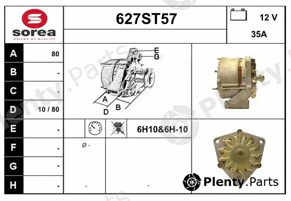 Startcar 627ST57 — Alternator