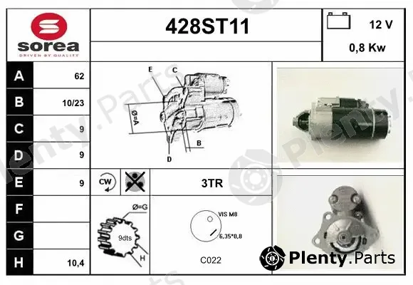 Startcar 428ST11 — Starter