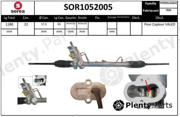 Startcar SOR1052005 — Steering Gear