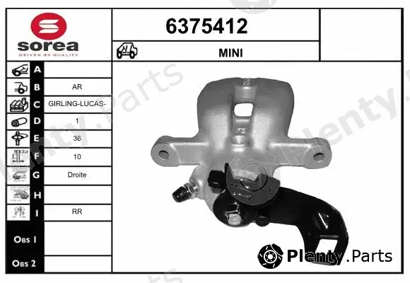 Startcar 6375412 — Brake Caliper