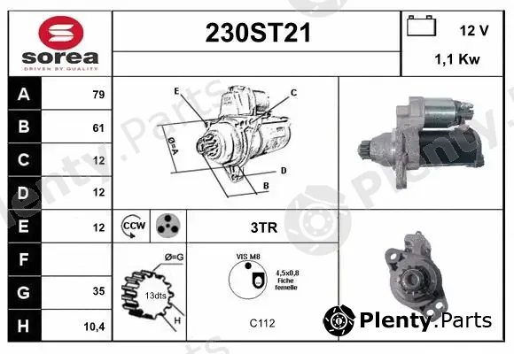 Startcar 230ST21 — Starter