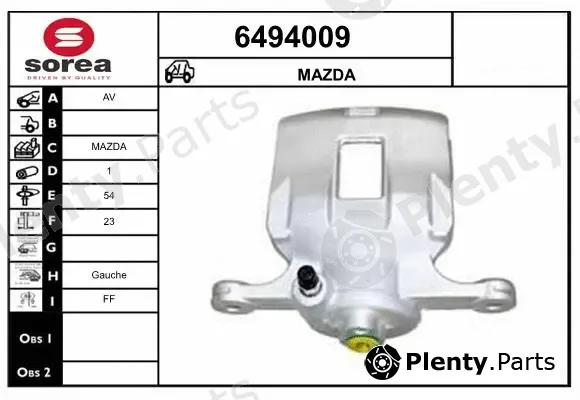Startcar 6494009 — Brake Caliper