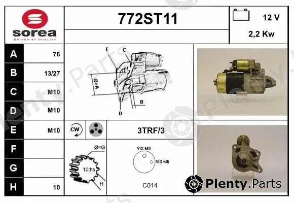 Startcar 772ST11 — Starter