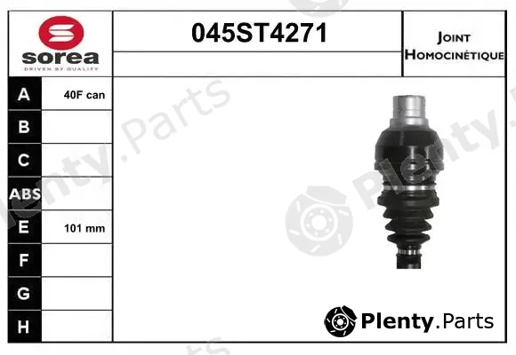 Startcar 045ST4271 — Joint Kit, drive shaft