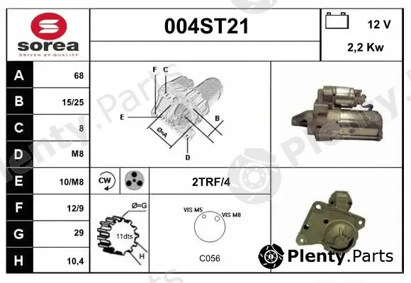 Startcar 004ST21 — Starter