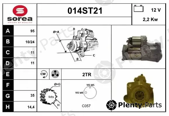 Startcar 014ST21 — Starter