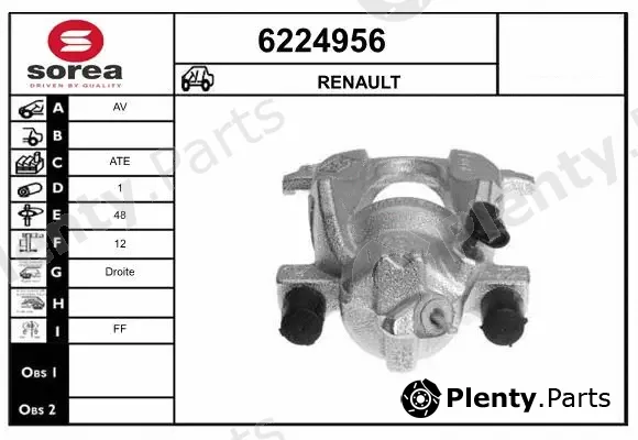 Startcar 6224956 — Brake Caliper