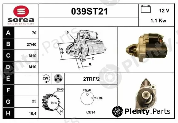 Startcar 039ST21 — Starter