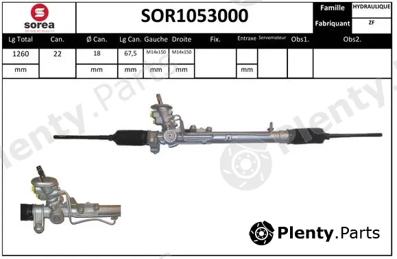 Startcar SOR1053000 — Steering Gear