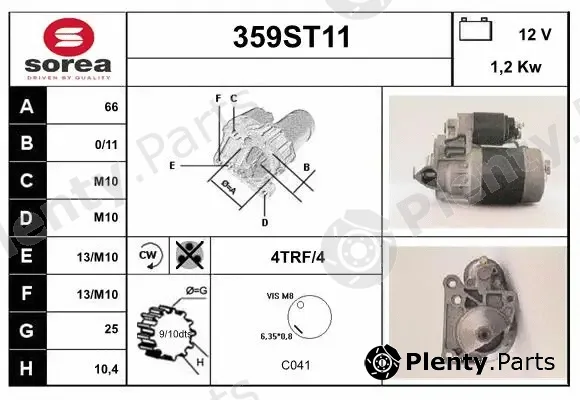Startcar 359ST11 — Starter