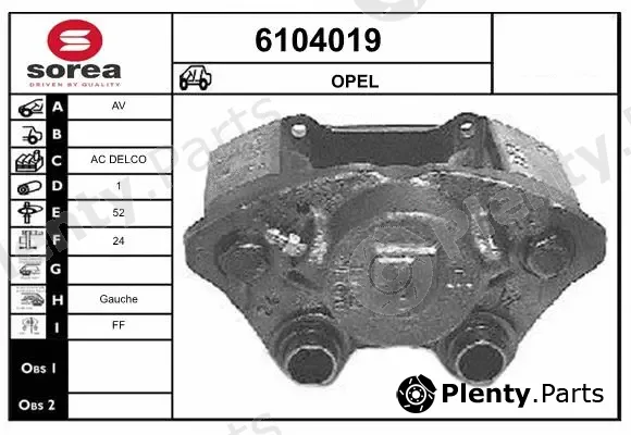Startcar 6104019 — Brake Caliper