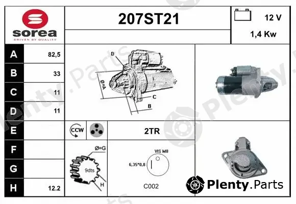 Startcar 207ST21 — Starter