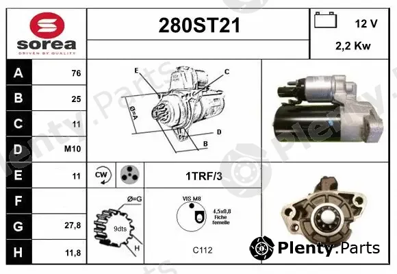 Startcar 280ST21 — Starter