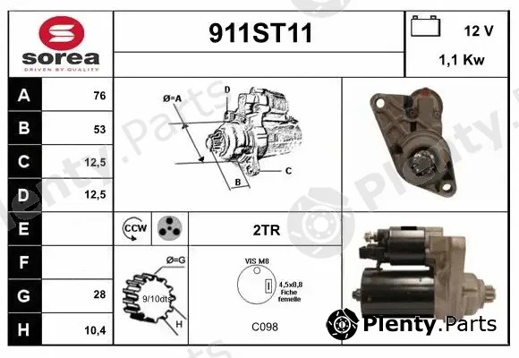 Startcar 911ST11 — Starter