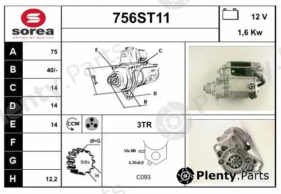Startcar 756ST11 — Starter