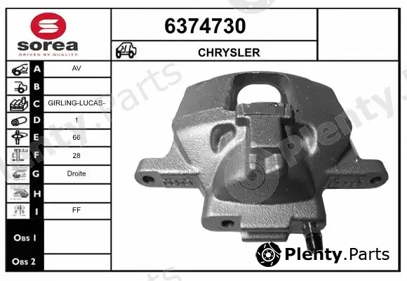 Startcar 6374730 — Brake Caliper