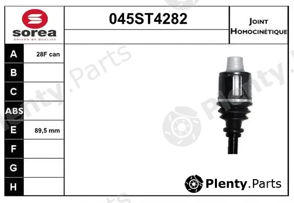Startcar 045ST4282 — Joint Kit, drive shaft